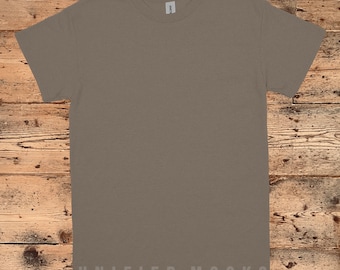 Brown Savana Gildan 5000 Heavy T-Shirt •  Mockup / Mock • 300dpi JPG / JPEG