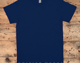 Navy Gildan 5000 T-Shirt •  Mockup / Mock • 300dpi JPG / JPEG