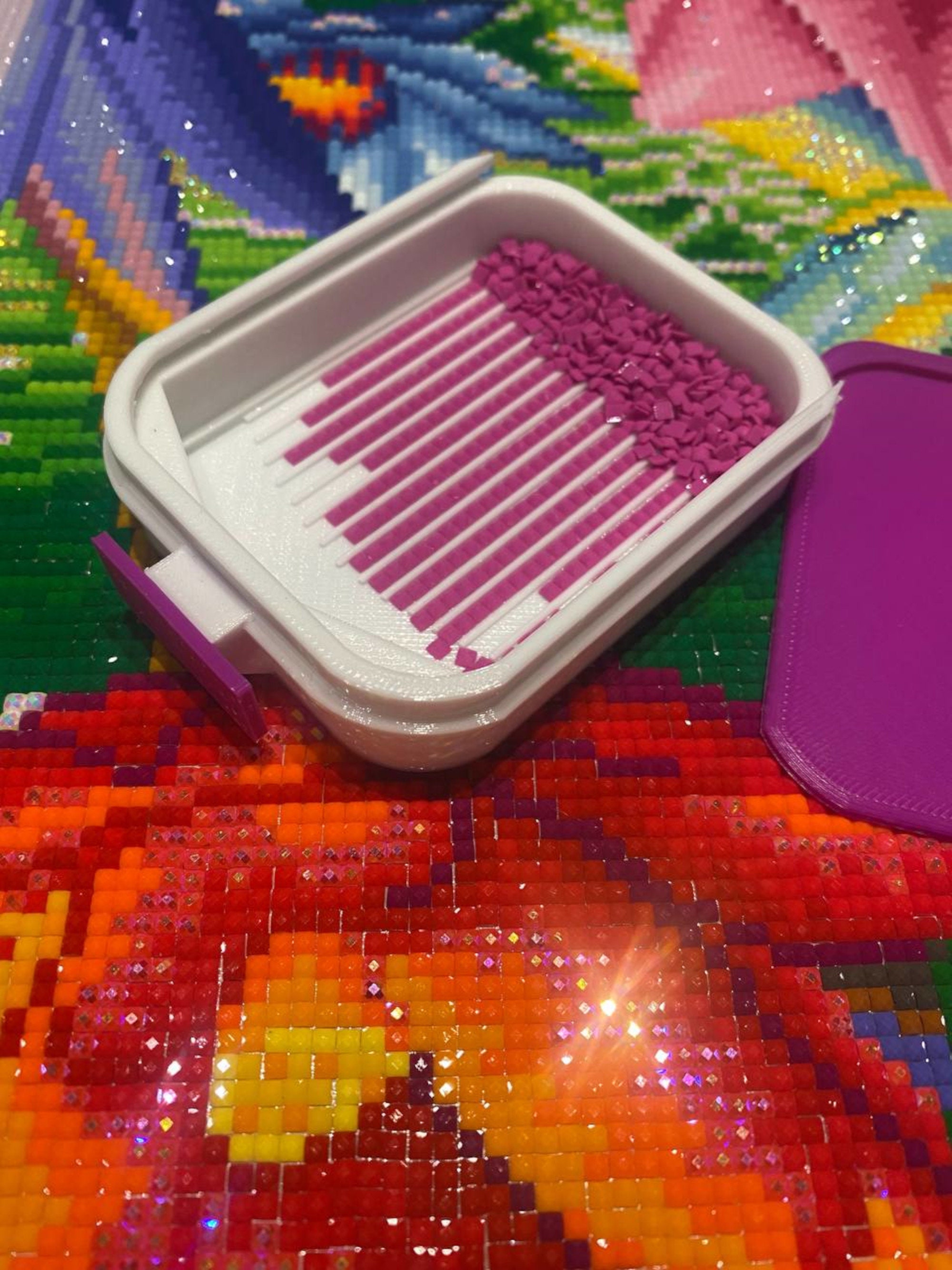 Deluxe Diamond Painting Trays With Sliding Lid for 5d Etsy
