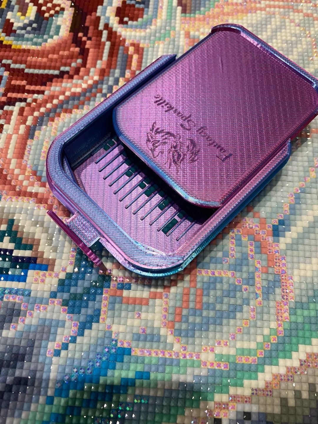 Deluxe Diamond Painting Trays With Sliding Lid in Fantasy Colours