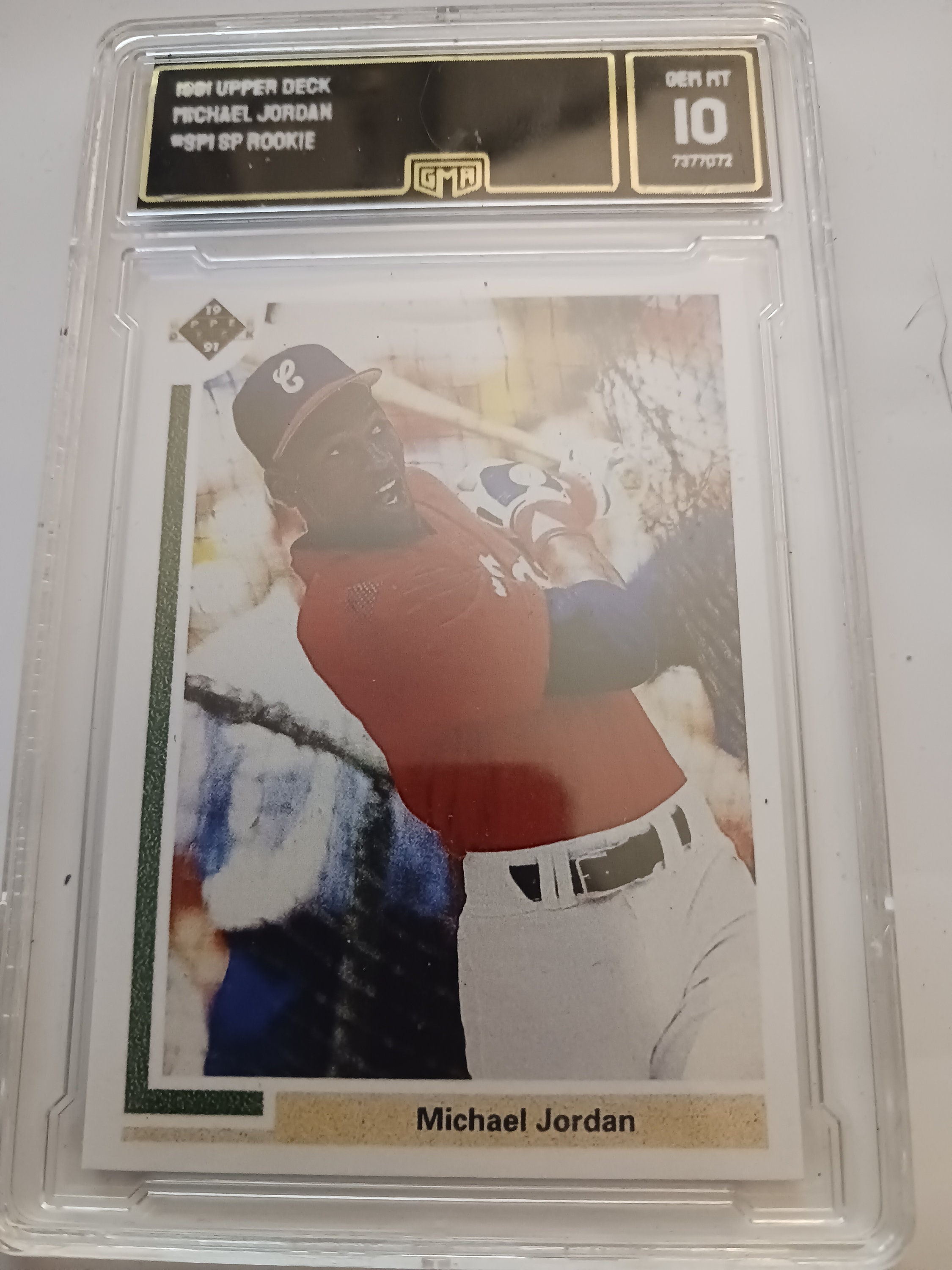GMA 1991 Upper Deck Michael Jordan Rookie Baseball Card RP Etsy