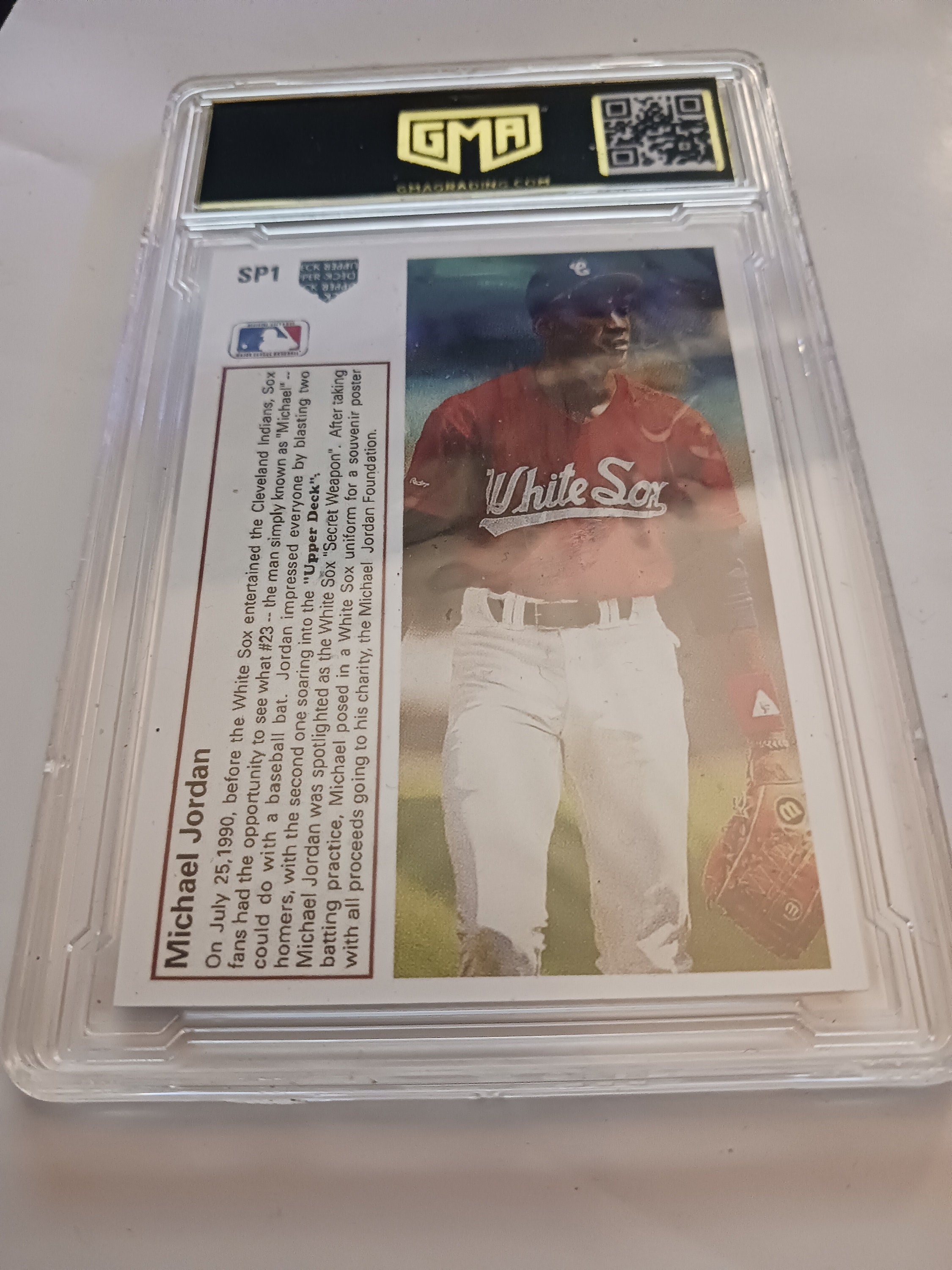 GMA 1991 Upper Deck Michael Jordan Rookie Baseball Card RP Etsy