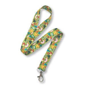 Cordon tour de cou insecte | Cordon pour porte-clés et badge, tour de cou durable motif insecte, porte-clés chenille, wurmple, combee, insidieux, anime