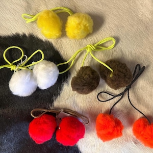 Soft plush horse ear plugs / muffs