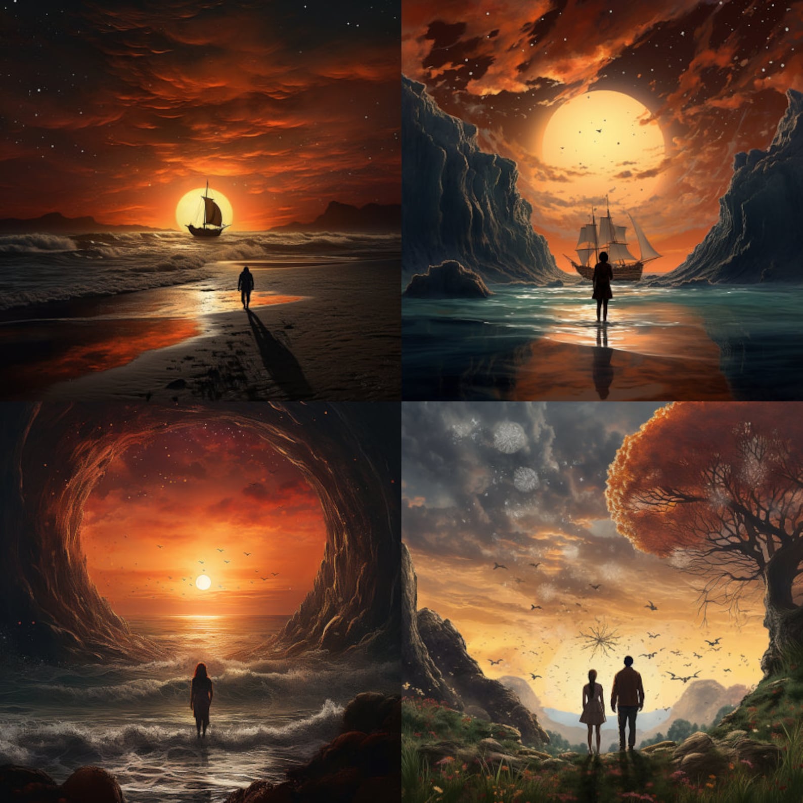 Custom Book Art Commission Book Cover and Story Illustrations