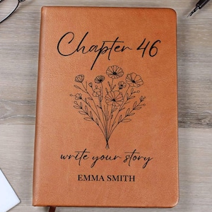 46th Birthday Personalized Gift Custom Journal - Forty Sixth, 46 Years Old, For Her, For Daughter, For Sister, For Niece, For Best Friend