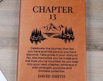 13th Birthday Gift Personalized Journal – Thirteen, for Son, for Grandson, for Brother, for Nephew, for Best Friend, Keepsake Gift