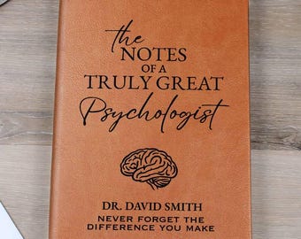 Psychologist Gift Personalized Journal Notebook - Clinical Psychologist, Forensic Psychologist, Psych Gift Ideas, Best Psychologist