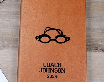 Swim Instructor Gifts: Lined Blank Notebook Journal, A Funny And