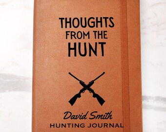 Hunting Gift Personalized Custom Journal Notebook - Gift For Hunter, Hunting Lover, Hunting Retirement Gift, Hunting Journal, Best Hunter