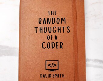 Coding Gift Personalized Journal - Funny Computer Programmer Gift, Funny Gift For Coders, Developer Gifts, Christmas Gift, Birthday Gift