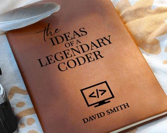 Coding Gift Personalized Journal Custom Notebook - Computer Programmer Gift, Gift For Coders, Developer Gifts, Christmas Gift, Birthday Gift