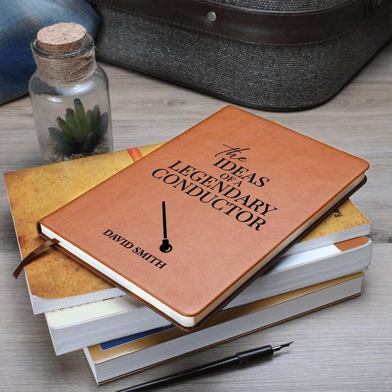 Conductor Gift Personalized Journal - Band Conductor, Choir Conductor, Music Conductor, Birthday Gift, Christmas Gift, Unique Gift Ideas image 4