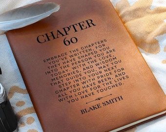 Personalized 60th Birthday Gift Journal – For Him, For Her, Gift for Mom, Gift for Dad, Gift for Grandma, Gift for Grandpa, Gift for Friend