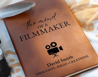Filmmaker Gift Personalized Journal - Custom Filmmaking Gift, Director Gift, Film Student Gift, Producer Gift, Movie Maker Gifts, Keepsake