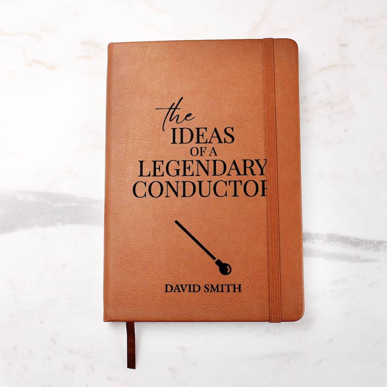 Conductor Gift Personalized Journal - Band Conductor, Choir Conductor, Music Conductor, Birthday Gift, Christmas Gift, Unique Gift Ideas image 5