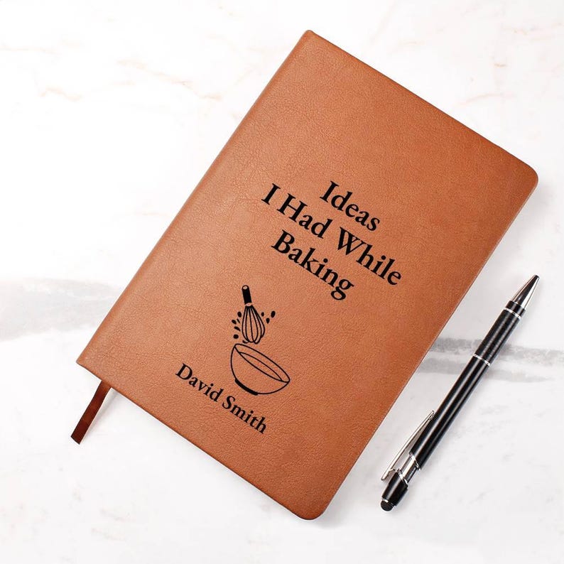 Personalized Baking Gift Journal Notebook - For Baker, Professional Baker, Baking Lover Gift, Christmas Gift, Birthday Gift, Retirement Gift immagine 3