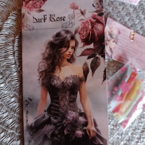 Biglietto triplo "Rosa scura"