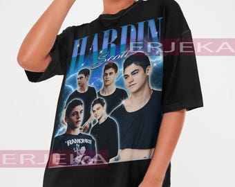 Maglietta RETRO HARDIN SCOTT, Maglietta Hardin Scott After Movie, Hero Fiennes-Tiffin, Hardin Tessa Young, Anna Todd, Maglietta omaggio a Hardin Scott