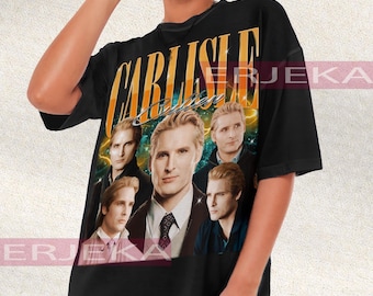Maglietta vintage Carlisle Cullen in edizione limitata, regalo per donna e uomo, maglietta unisex