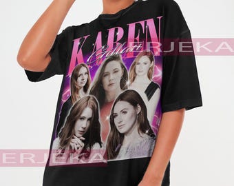KAREN GILLAN Vintage Shirt, Karen Sheila Gillan Tshirt, Karen Gillan Fan Tees, Karen Gillan Retro 90s Sweater, Karen Gillan Merch Gift