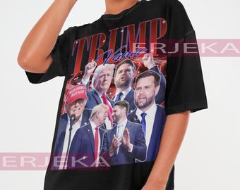 Maglietta retrò di Donald Trump - Maglietta omaggio a Donald Trump, Magliette da fan di Donald Trump, Maglione retrò anni '90 di Donald Trump, Regalo di merchandising di Donald Trump