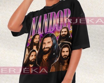 Camiseta retrô Nandor - Camiseta O que fazemos nas sombras, Camiseta O que fazemos nas sombras, Camiseta O que fazemos nas sombras, Produtos Nandor