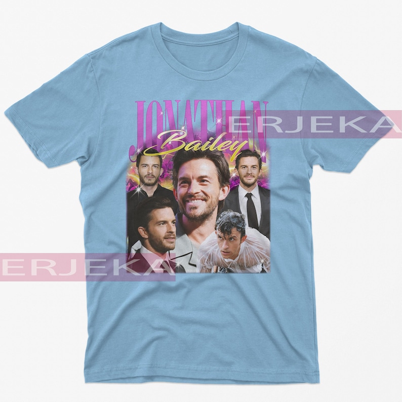 JONATHAN BAILEY Vintage Shirt, Jonathan Bailey Homage Tshirt, Jonathan Bailey Fan Tees, Jonathan Bailey Retro 90s Sweater, Jonathan Bailey image 5