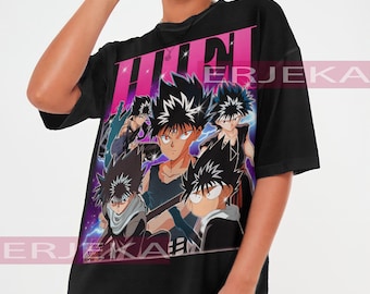 Hiei YYH Shirt Anime Gift For Him, Hiei Puu YYH Sticker,Botan Tshirt For Suzaku, Kuwabara Appareal, Kurama Tee Yukina YYH merch