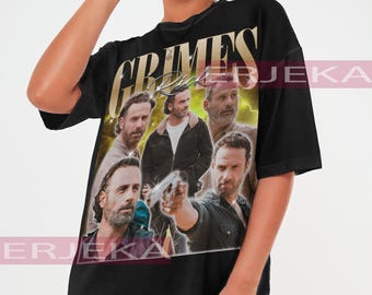 Retro Rick Grimes-shirt-Rick Grimes-sweater, Rick Grimes-t-shirt, Rick Grimes-T-shirt, Andrew Lincoln-shirt, Andrew Lincoln-t-shirt, Daryl Dixon