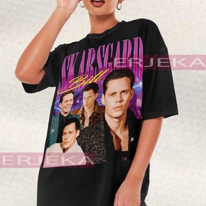 BILL SKARSGARD Shirt, Bill Skarsgard Vintage Shirt, Bill Skarsgard Retro 90s Tshirt, Bill Skarsgard Bootleg Tee, Bill Skarsgard Sweater
