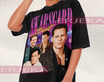 Maglietta BILL SKARSGARD, Maglietta vintage Bill Skarsgard, Maglietta retrò anni '90 Bill Skarsgard, Maglione Bill Skarsgard