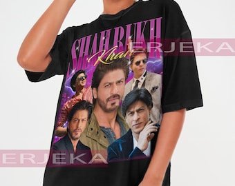 SHAH RUKH KHAN Vintage | Shah Rukh Khan Fan Tees | Shah Rukh Khan Homage Retro | Shah Rukh Khan Graphic Retro 90s | Shah Rukh Khan Merch