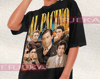 AL PACINO Retro T-shirt - Al Pacino Vintage Tee, Al Pacino 90er Tees, Al Pacino Tribut Shirt, Michael Corleone Vintage Shirt, Langarm