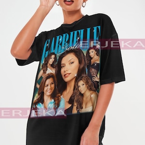 RETRO GABRIELLE SOLIS-shirt, Gabrielle Solis Vintage| T-shirt Gabrielle Solis Hommage | T-shirts met ventilator van Gabrielle Solis | Gabrielle Solis-trui