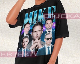 トップス 90's Original Blue michael ross MIKE ROSS Shirt - Mike Ross Vintage Shirt, Mike Ross Retro 90s