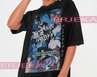 PERFECT BLAUW Mima Kirigoe-shirt, perfect blauw hommage-shirt, perfect blauw T-shirt, perfect blauw Satoshi Kon-sweater, anime Otaku-merchandisecadeau