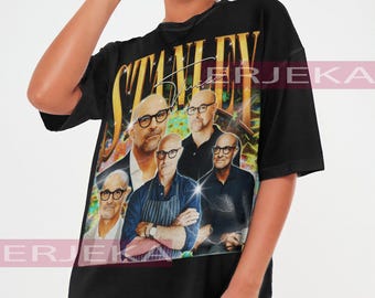 STANLEY TUCCI Vintage Shirt | Stanley Tucci Homage Tshirt | Stanley Tucci Fan Tees | Stanley Tucci Retro 90s Sweater | Stanley Tucci Merch