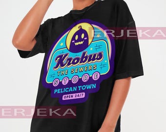 STARDW KROBUS Vintage Shirt Food Spirit Stardw Vally Shirt, Stardw Vally Character Harvey Tshirt, Farming Harvst Moon Rpg Video Game Tee