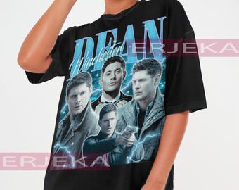 DEAN Winchester Shirt, Dean Winchester Supernatural Shirt, Jensen Ackles Actor Retro Shirt, Supernatural Dean Winchester Tshirt, Dean, Sam