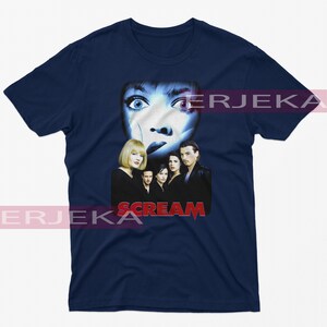 Chemise SCREAM Drew Barrymore, Regardons la chemise de film d'horreur, T-shirts d'horreur effrayante, T-shirt fan hommage Kill3r Sidney, cadeau Stu Matcher Scream image 2