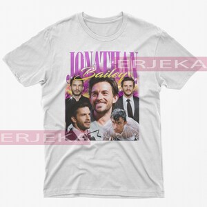 JONATHAN BAILEY Vintage Shirt, Jonathan Bailey Homage Tshirt, Jonathan Bailey Fan Tees, Jonathan Bailey Retro 90s Sweater, Jonathan Bailey image 4