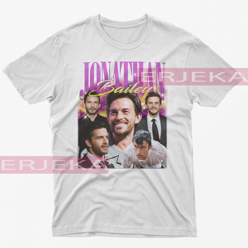 JONATHAN BAILEY Vintage Shirt, Jonathan Bailey Homage Tshirt, Jonathan Bailey Fan Tees, Jonathan Bailey Retro 90s Sweater, Jonathan Bailey image 4
