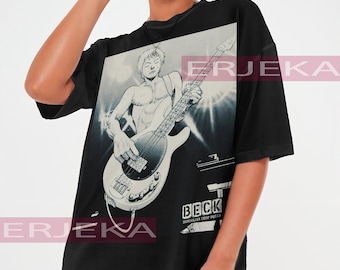 ヴィンテージ90年代 BECK アメリカンロックバンド Tシャツ - ブルー