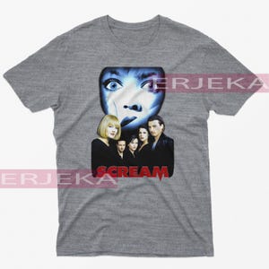 Chemise SCREAM Drew Barrymore, Regardons la chemise de film d'horreur, T-shirts d'horreur effrayante, T-shirt fan hommage Kill3r Sidney, cadeau Stu Matcher Scream image 6