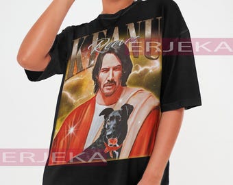 Vintage KEANU REEVES Shirt, NEO Keanu Reeves Hommage Tshirt, Keanu The One, Keanu Reeves John Wck T-Shirt, Keanu Cyberpunk Retro 90er Film
