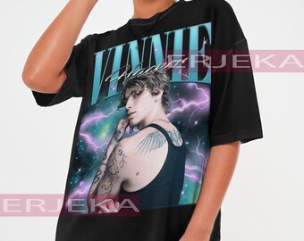 Maglietta vintage VINNIE HACKER, maglietta omaggio a Vinnie Hacker, magliette fan di Vinnie Hacker, maglione retrò anni '90 di Vinnie Hacker, regalo di merchandising di Vinnie Hacker