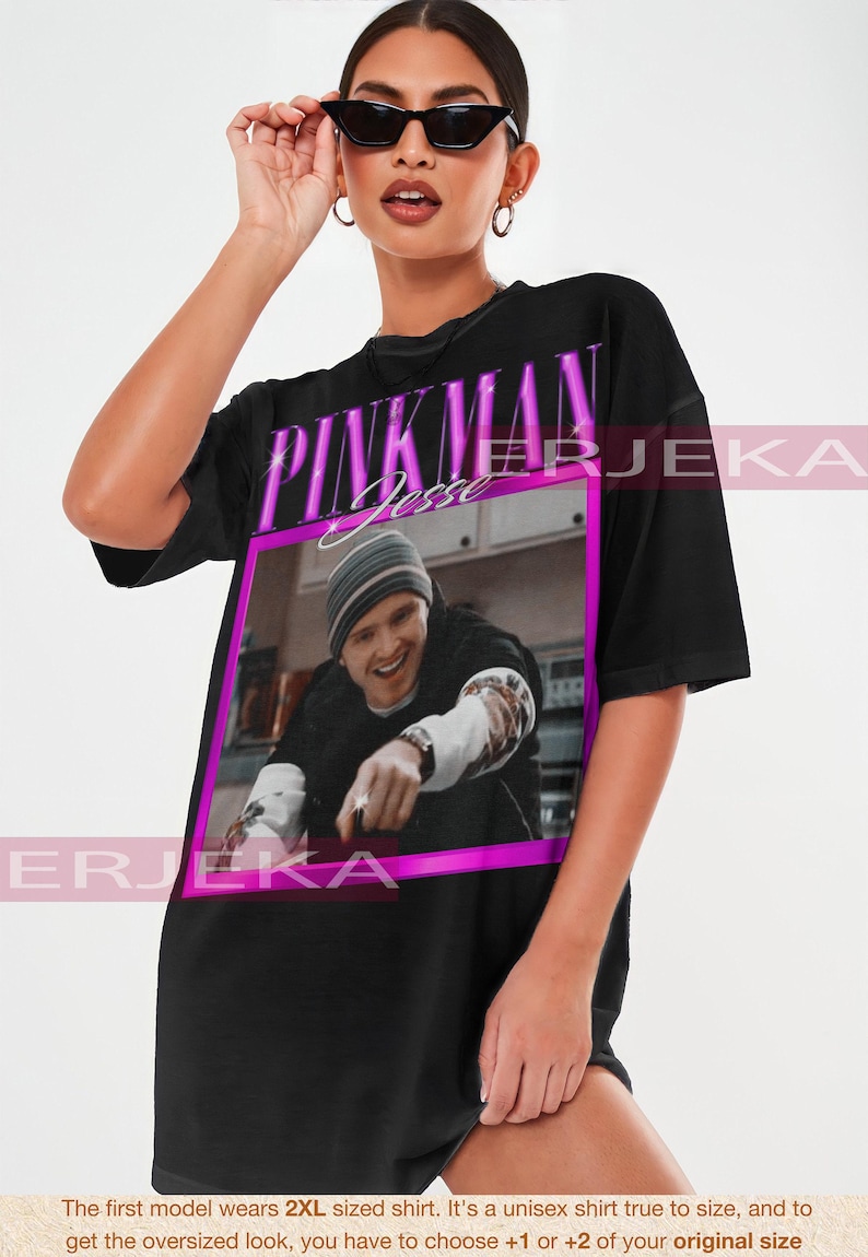 JESSE PINKMAN Shirt | Vintage Jesse Pinkman Shirt Retro | Breaking Bad Shirt | Jesse Pinkman Shirt, Heisenberg Shirt, Walter White Shirt image 1