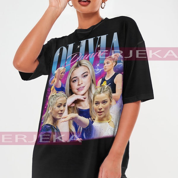 OLIVIA DUNNE Vintage Shirt | Olivia Dunne Homage Fan Tees | Olivia Dunne Homage Retro | Olivia Dunne Graphic Retro 90s | Olivia Dunne Merch