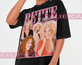 BETTE MIDLER Retro T-shirt - Bette Midler Bootleg Tees, Bette Midler Long Sleeve Shirt, Bette Midler Homage Shirt, Bette Midler Kids Tee